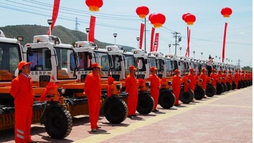 掃地車(chē)授車(chē)儀式